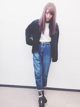 後藤夕貴さん（レディース・157cm）の春コーディネート