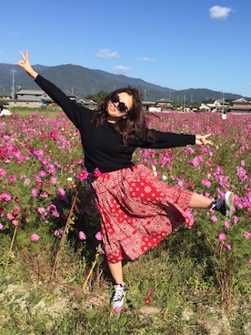 「歩きやすさ重視」｜AYAKAさん（レディース・156cm）の秋コーディネート