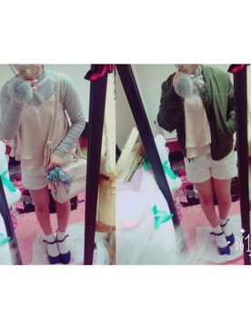 yukari❥❥さんの「スカーフツキフラップBAG  712307」を使ったコーディネート