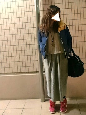 「PENFIELD USA（ペンフィールドユーエスエー）のアイテム（ダウンジャケット/コート）」を使った、yukariさん（レディース・163cm）の冬コーディネート