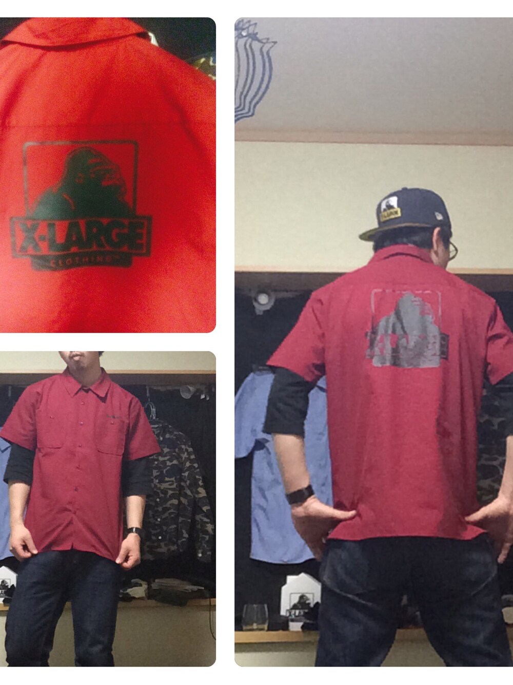 「NEW ERA、XLARGE、エクストララージ」｜「NEW ERAの59FIFTY × X-LARGE（キャップ、ブルー系）」を使った、norihikoさん（メンズ・176cm）の春コーディネートの1枚目の写真