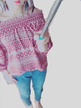 「Lee（リー）のアイテム（アクセサリー）」を使った、Sさん（レディース・160cm）の夏コーディネート