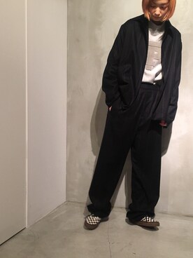 「CLASS（クラス）のアイテム（ジャケット/アウター）」を使った、浅井なつみさん（レディース・166cm）の秋コーディネート