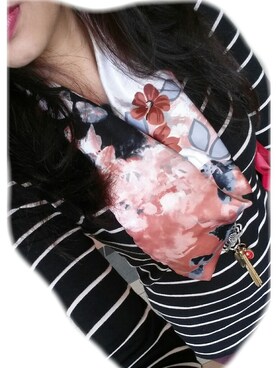 「MYne（マイン）のアイテム（その他アウター）」を使った、munierasyazaさん（レディース・157cm）の秋コーディネート