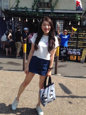 ErikaLuさん(レディース・165cm)の夏コーディネート