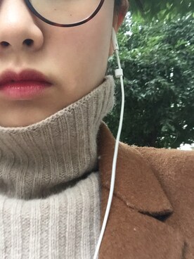 「ZARA BASIC（ザラベーシック）のアイテム（ピーコート）」を使った、kusochuckyさん（レディース・160cm）の冬コーディネート