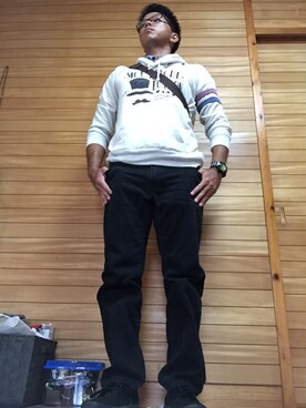 「8 EiGHT（エイト）のアイテム」を使った、SEIさん（メンズ・171cm）の夏コーディネート