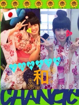 「文化祭」｜「アイテム（水着/着物・浴衣）」を使った、まぁなさん（レディース・150cm）の夏コーディネート
