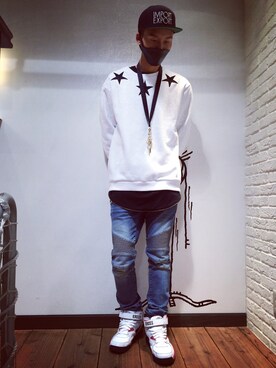 「EWING（ユーイング）のアイテム」を使った、Shinnosuke_Konoさん（メンズ・176cm）の冬コーディネート