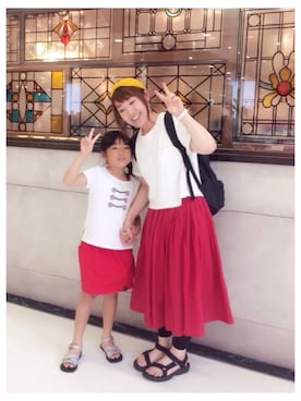「L.H.P（エルエイチピー）のアイテム」を使った、サキさん（キッズ・120cm）の夏コーディネート