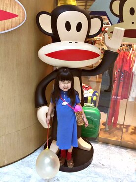 「POLO（ポロ）のアイテム（ワンピース/ドレス）」を使った、xileさん（キッズ・100cm）の秋コーディネート