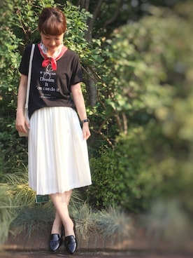 「HusHusH（ハッシュアッシュ）のアイテム（財布/小物）」を使った、sone_157さん（レディース・157cm）の夏コーディネート