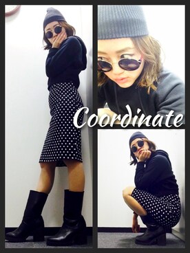 ゆかりさん(レディース・160cm)の冬コーディネート