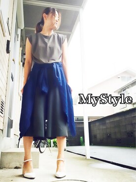 ゆかりさん（レディース・160cm）の夏コーディネート