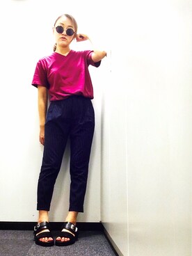 「thevirgnia」｜ゆかりさん（レディース・160cm）の夏コーディネート