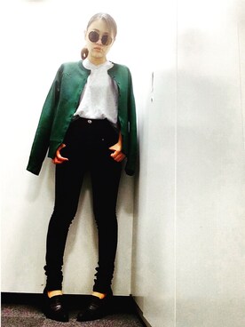 ゆかりさん（レディース・160cm）の秋コーディネート