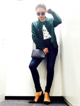 ゆかりさん（レディース・160cm）の秋コーディネート