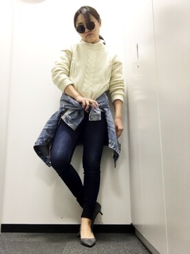 ゆかりさん（レディース・160cm）の春コーディネート