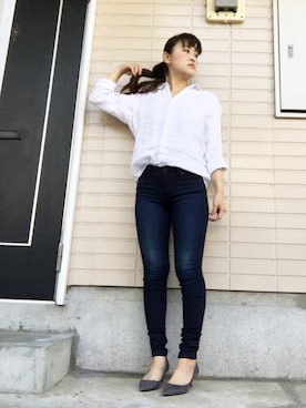 「大人シンプル」｜「アイテム（その他）」を使った、ゆかりさん（レディース・160cm）の夏コーディネート