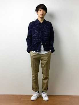 「DETAILS（ディテールズ）のアイテム（トップス）」を使った、ryoさん（メンズ・178cm）の春コーディネート