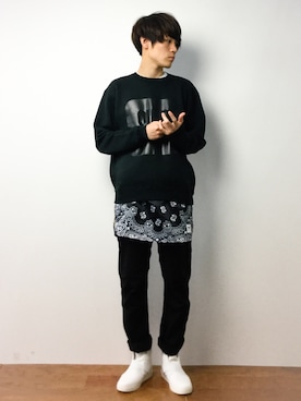 「DETAILS（ディテールズ）のアイテム（シューズ）」を使った、ryoさん（メンズ・178cm）の春コーディネート