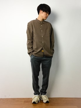 「NATAL DESIGN（ネイタルデザイン）のアイテム（シャツ/ブラウス）」を使った、ryoさん（メンズ・178cm）の春コーディネート
