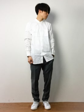 「Anoutcommune（アナウトコミューン）のアイテム」を使った、ryoさん（メンズ・178cm）の春コーディネート