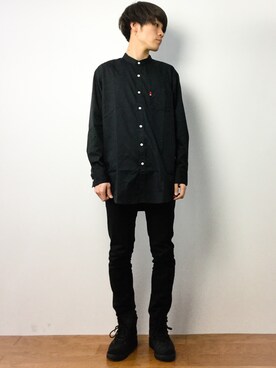 「URBAN RESEARCH（アーバンリサーチ）のアイテム（ブーツ）」を使った、ryoさん（メンズ・178cm）の春コーディネート