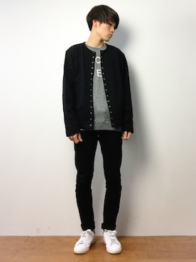 「Blue Standard （ブルースタンダード）のアイテム」を使った、ryoさん（メンズ・178cm）の春コーディネート