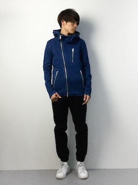 「NO ID.（ノーアイディ）のアイテム」を使った、ryoさん（メンズ・178cm）の春コーディネート