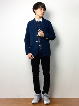「SEVENDAYS=SUNDAY（セブンデイズサンデイ）のアイテム（ジャケット/アウター）」を使った、ryoさん（メンズ・178cm）の春コーディネート