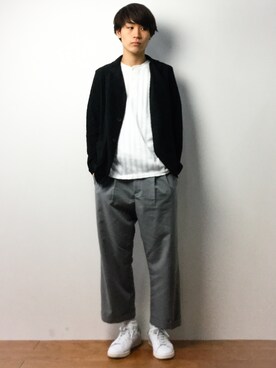 「AZUL by moussy（アズールバイマウジー）のアイテム（ジャケット/アウター）」を使った、ryoさん（メンズ・178cm）の春コーディネート