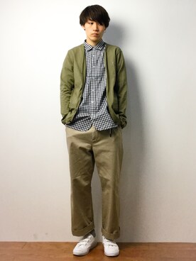 「MACKINTOSH PHILOSOPHY（ﾏｯｷﾝﾄｯｼｭ ﾌｨﾛｿﾌｨｰ）のアイテム」を使った、ryoさん（メンズ・178cm）の春コーディネート