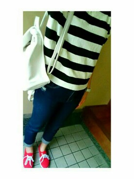 「プチプラミックス」｜MONさん（レディース・163cm）の春コーディネート