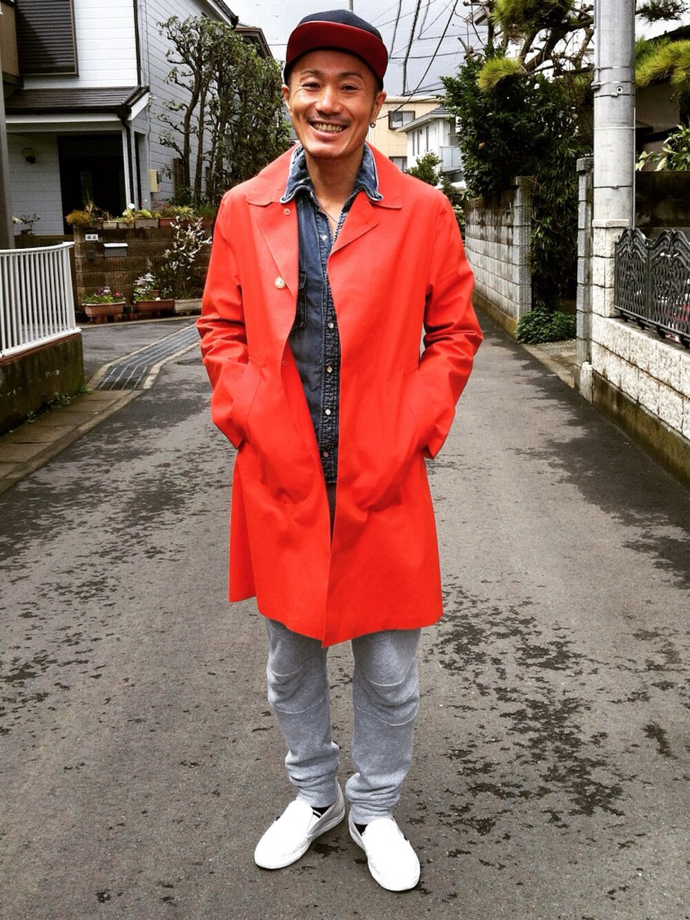 Macintoshオレンジコート Mackintoshのアイテム（オレンジ系）を使った人気ファッション