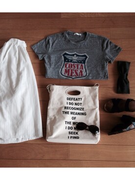 みぃさん(レディース・160cm)の夏コーディネート