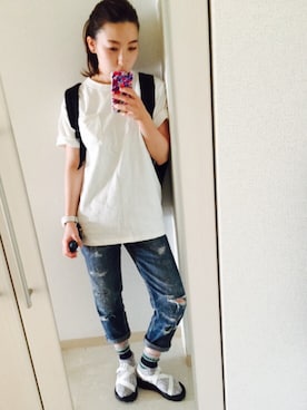 パピ子さん（レディース・157cm）の夏コーディネート