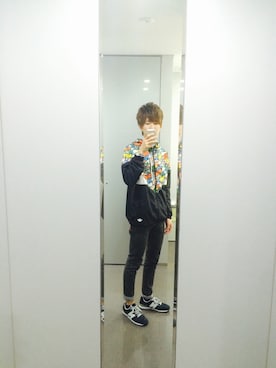 「SEVENDAYS=SUNDAY（セブンデイズサンデイ）のアイテム（スニーカー）」を使った、ユウさん（メンズ・178cm）の秋コーディネート