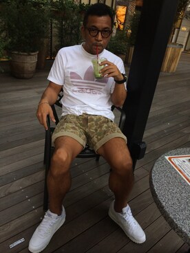 中野英雄さん（メンズ・170cm）の夏コーディネート