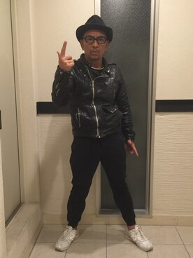 中野英雄さん（メンズ・170cm）の秋コーディネート