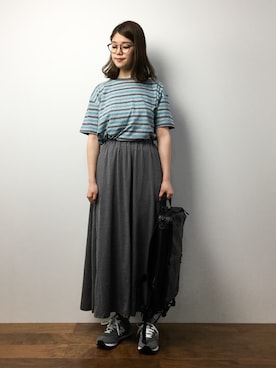 「LOWY（ロヴィ）のアイテム」を使った、ちゅんさん（レディース・163cm）の春コーディネート