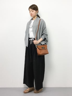 「unrelaxing（アンリラクシング）のアイテム」を使った、ちゅんさん（レディース・163cm）の夏コーディネート