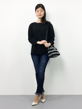 「LOSICARIE（ロシカリエ）のアイテム」を使った、ちゅんさん（レディース・163cm）の夏コーディネート