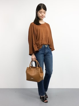 「チャイハネ（チャイハネ）のアイテム（Tシャツ/カットソー）」を使った、ちゅんさん（レディース・163cm）の夏コーディネート