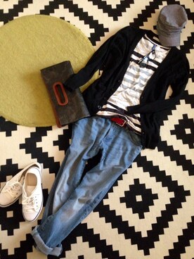 「Paul Smith COLLECTION（ポールスミスコレクション）のアイテム（帽子）」を使った、LBさん（メンズ・174cm）の春コーディネート