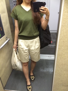 「I.D.E.A international（イデアインターナショナル）のアイテム」を使った、terashi---さん（レディース・161cm）の夏コーディネート