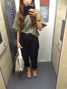 「JOHNNY MOKE（ジョニーモーク）のアイテム」を使った、terashi---さん（レディース・161cm）の秋コーディネート