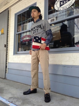 yamazakiさん（メンズ・170cm）の春コーディネート