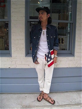 yamazakiさん（メンズ・170cm）の夏コーディネート