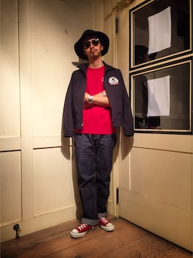 「入学式」｜「アイテム（ブルゾン）」を使った、yamazakiさん（メンズ・170cm）の春コーディネート